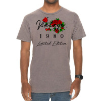 43 Year Old Gifts Vintage 1980 43rd Men Women 43rd Birthday T Shirt Vintage T-shirt | Artistshot