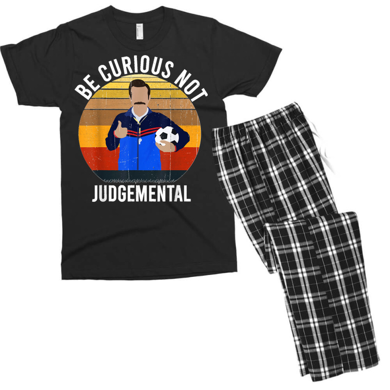 Be Curious Not Judgemental Men's T-shirt Pajama Set | Artistshot