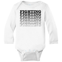 Fighting Long Sleeve Baby Bodysuit | Artistshot