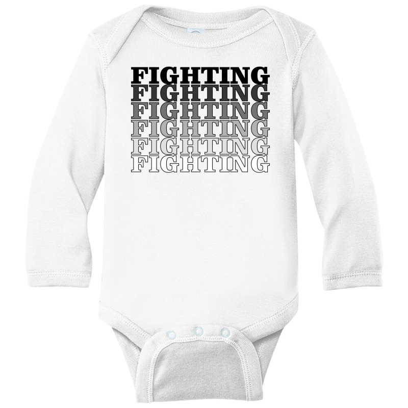 Fighting Long Sleeve Baby Bodysuit by rubenelbarne | Artistshot