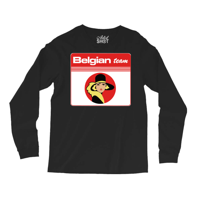 Belgian Team Long Sleeve Shirts by olsettorbasl | Artistshot