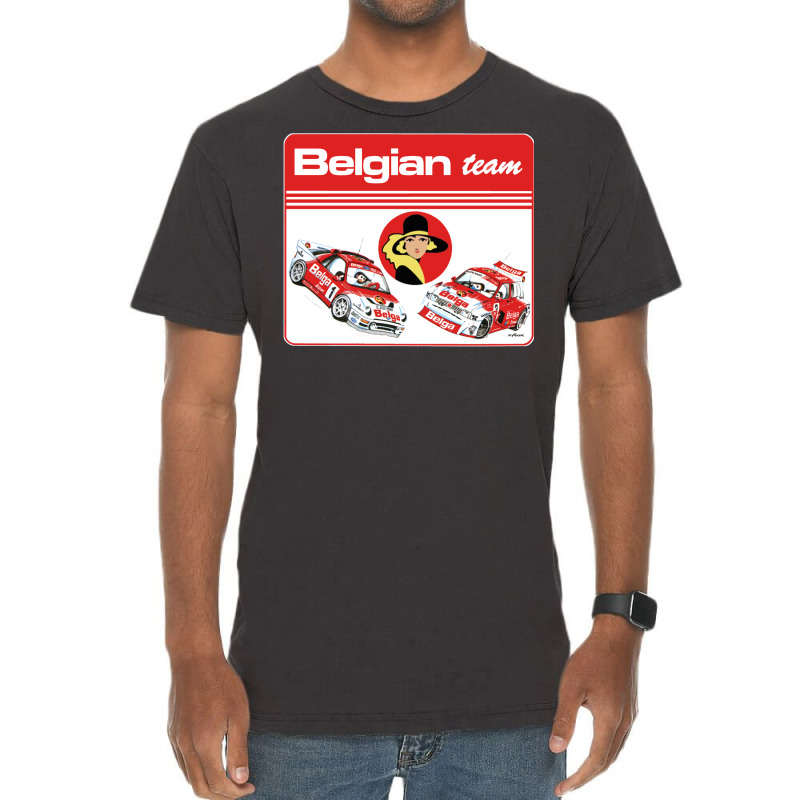 Belgian Team 86 Vintage T-Shirt by olsettorbasl | Artistshot