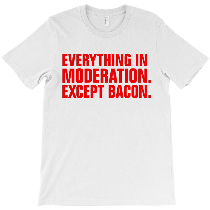 Album Music Except, Bacon T-shirt | Artistshot