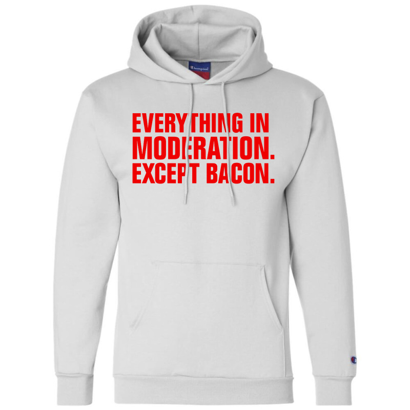 Album Music Except, Bacon Champion Hoodie | Artistshot