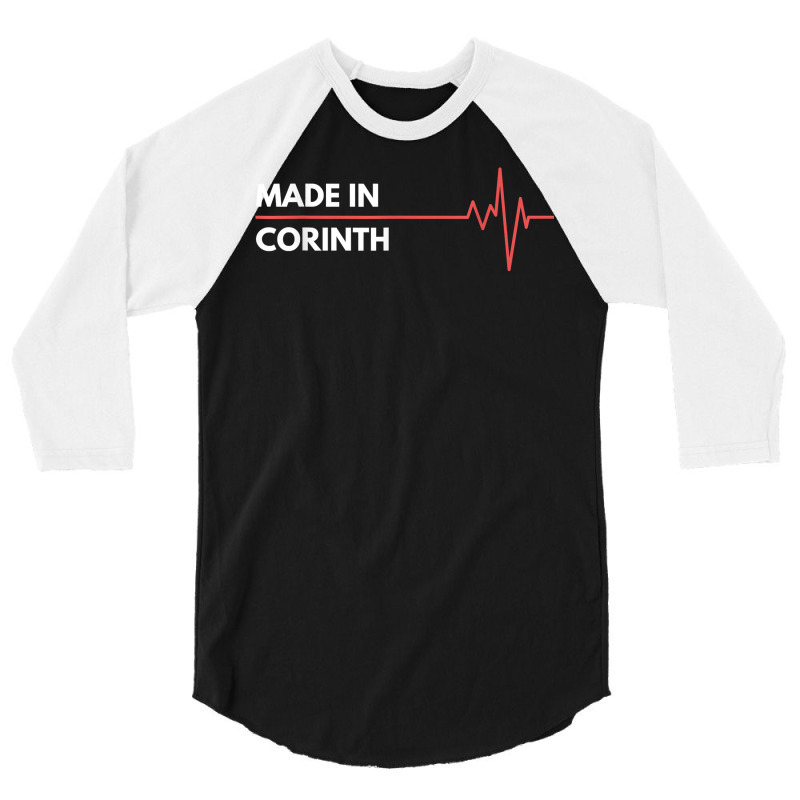 Born In Corinth Mississippi Birth City Birthplace T Shirt 3/4 Sleeve Shirt | Artistshot