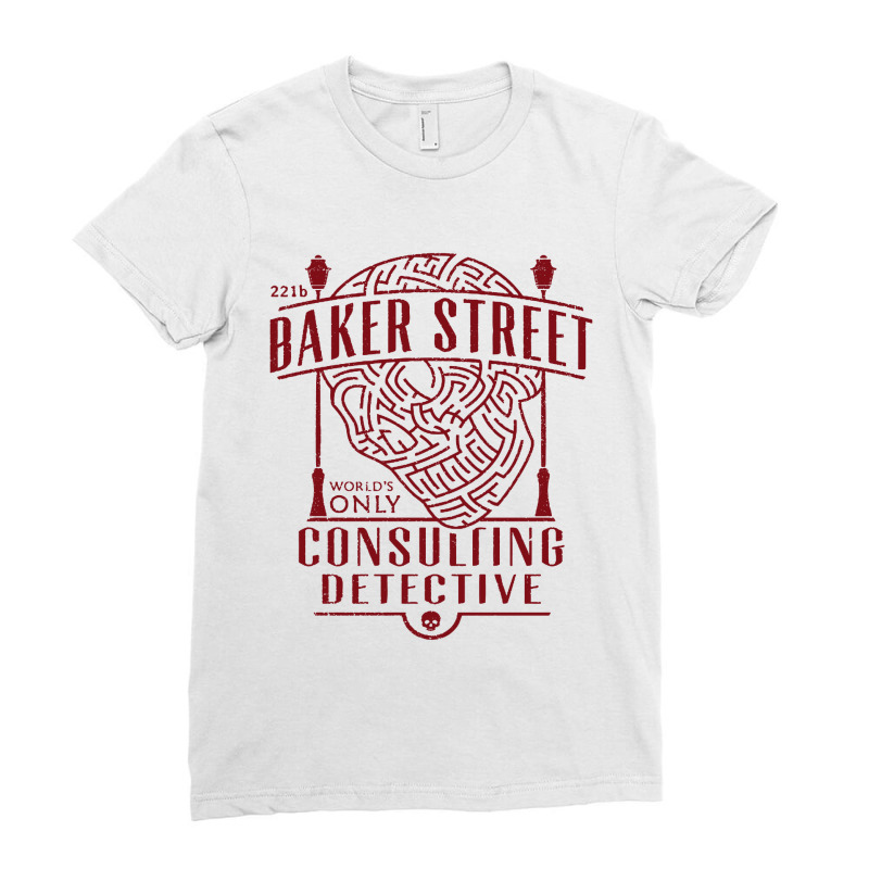 Baker Street Consulting Detective Ladies Fitted T-Shirt by Kimonos | Artistshot