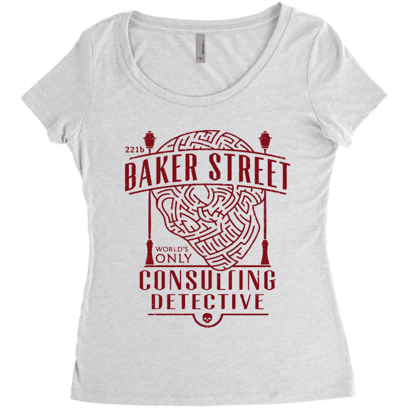 Baker Street Consulting Detective Women's Triblend Scoop T-shirt by Kimonos | Artistshot