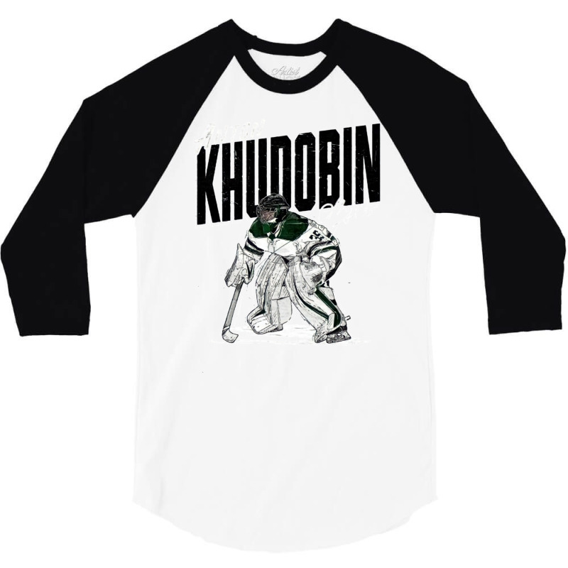 Anton Khudobin 3/4 Sleeve Shirt by rozihapirrirq | Artistshot