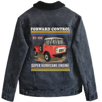 Forward Control Pickup Truck Fc 170 Unisex Sherpa-lined Denim Jacket | Artistshot