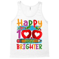 Happy 100 Days Brighter Shirt For Teachers Kids Boys Girls T Shirt Tank Top | Artistshot