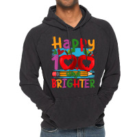 Happy 100 Days Brighter Shirt For Teachers Kids Boys Girls T Shirt Vintage Hoodie | Artistshot