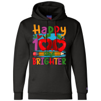 Happy 100 Days Brighter Shirt For Teachers Kids Boys Girls T Shirt Champion Hoodie | Artistshot