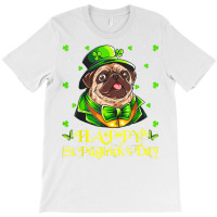 Happy St. Pugtrick's Day Leprechaun Hat Irish Ireland Flag T Shirt T-shirt | Artistshot