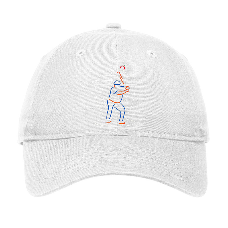 Daniel Vogelbach Neon Milkshake Adjustable Cap by divanvekeo | Artistshot