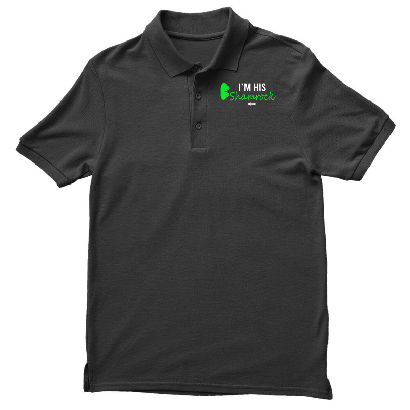 I'm His Shamrock St. Patrick's Day Couple Right Half Shamroc T Shirt Men's Polo Shirt | Artistshot