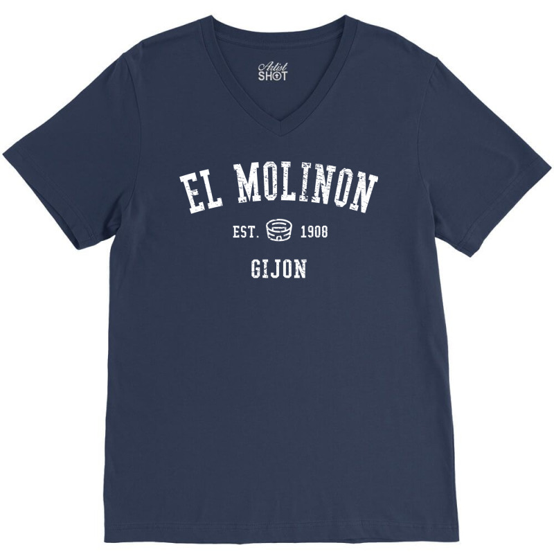 El Molinon V-Neck Tee by sounyariniow | Artistshot