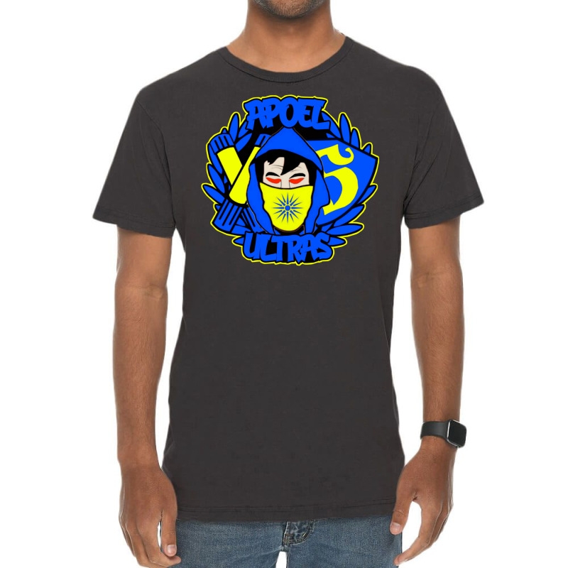 Apoel Ultras 4 Vintage T-Shirt by rozihapirrirq | Artistshot