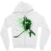 Irish Hockey Player Shamrock St Patrick's Day T Shirt Zipper Hoodie | Artistshot