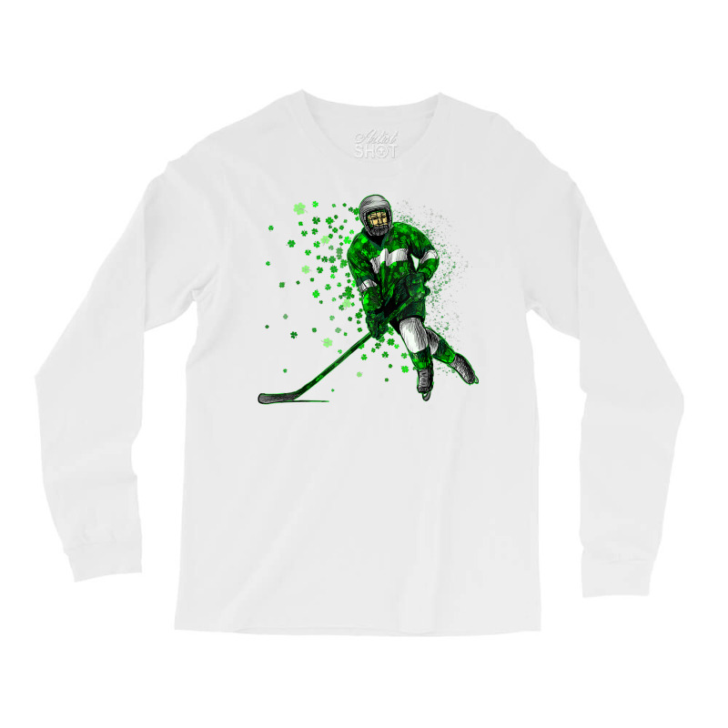 Irish Hockey Player Shamrock St Patrick's Day T Shirt Long Sleeve Shirts | Artistshot