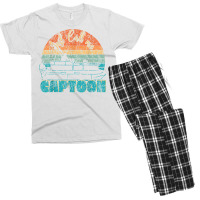 Just Call Me Captoon   Funny Pontoon Captain Design T Shirt Men's T-shirt Pajama Set | Artistshot