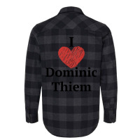 I Love Dominic Thiem Flannel Shirt | Artistshot