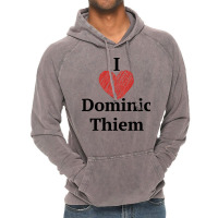 I Love Dominic Thiem Vintage Hoodie | Artistshot