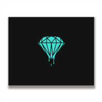 Drippin' Diamond Metal Print Horizontal | Artistshot