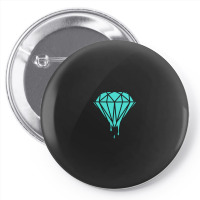 Drippin' Diamond Pin-back Button | Artistshot