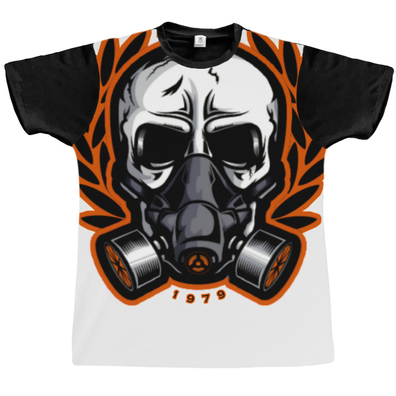 Apoel Ultras Gas Mask Skull Graphic T-shirt by rozihapirrirq | Artistshot