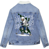 Elias Pettersson 1 Unisex Sherpa-lined Denim Jacket | Artistshot