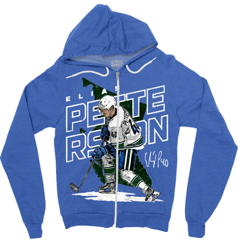 Elias Pettersson 1 Zipper Hoodie by sounyariniow | Artistshot