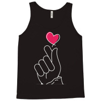 K Pop Shirt   Heartbeat Hand Heart Korean Pop Music T Shirt Tank Top | Artistshot