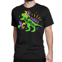 Mardi Saurus T Rex Dinosaur Mardi Gras T Shirt Classic T-shirt | Artistshot