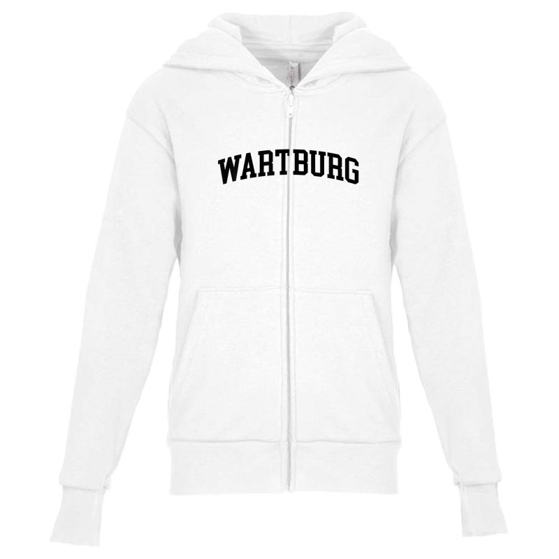 Wartburg Athletic Arch College University _ Alumni Youth Zipper Hoodie by gagajaexterq | Artistshot