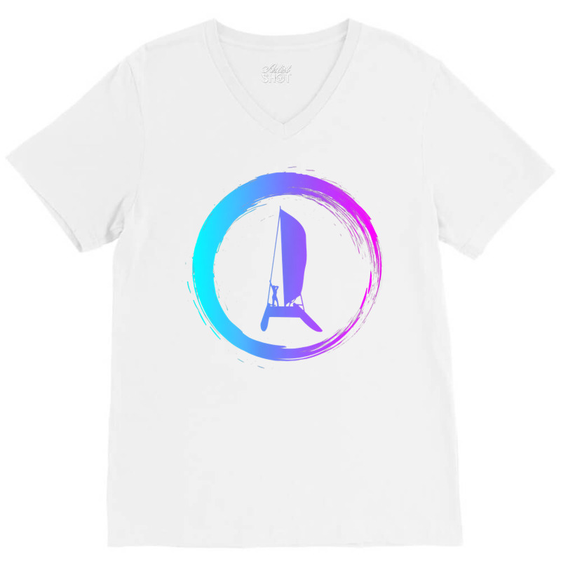 Sailing Sea Sailor Catamaran T Shirt V-neck Tee | Artistshot