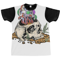 Skull Morels Mushroom Retro Vintage Shirt Gift For Gardening T Shirt Graphic T-shirt | Artistshot