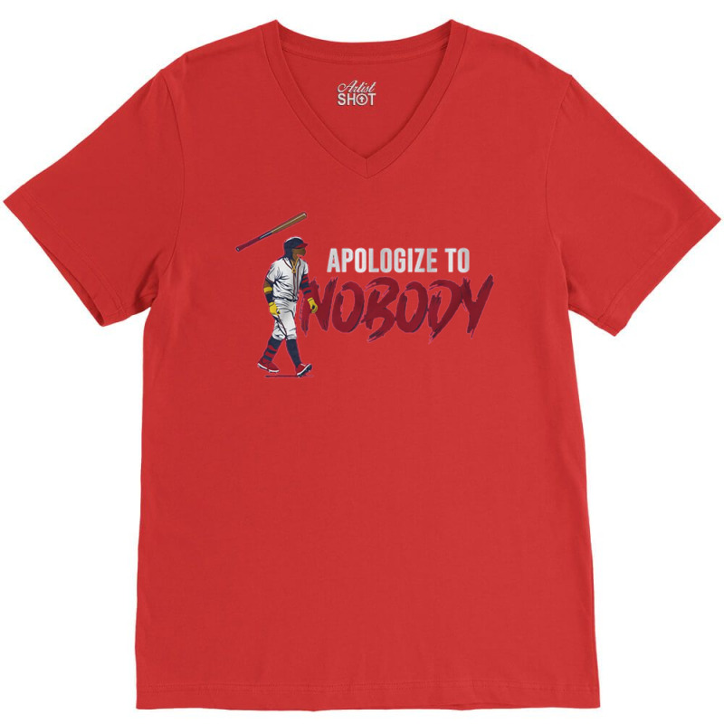 Apologize To Nobody V-Neck Tee by rozihapirrirq | Artistshot