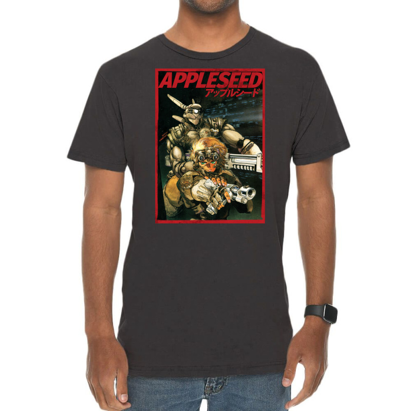 Appleseed   80's Anime Cyberpunk Military Action Vintage T-Shirt by rozihapirrirq | Artistshot