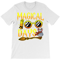 Wizard 100 Magical Days 100th Days Of School Kids Teachers T Shirt T-shirt | Artistshot