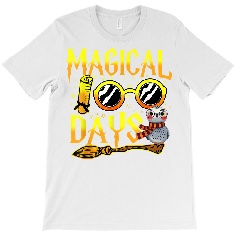 Wizard 100 Magical Days 100th Days Of School Kids Teachers T Shirt T-shirt | Artistshot