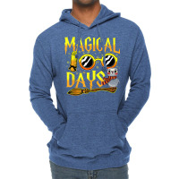 Wizard 100 Magical Days 100th Days Of School Kids Teachers T Shirt Lightweight Hoodie | Artistshot