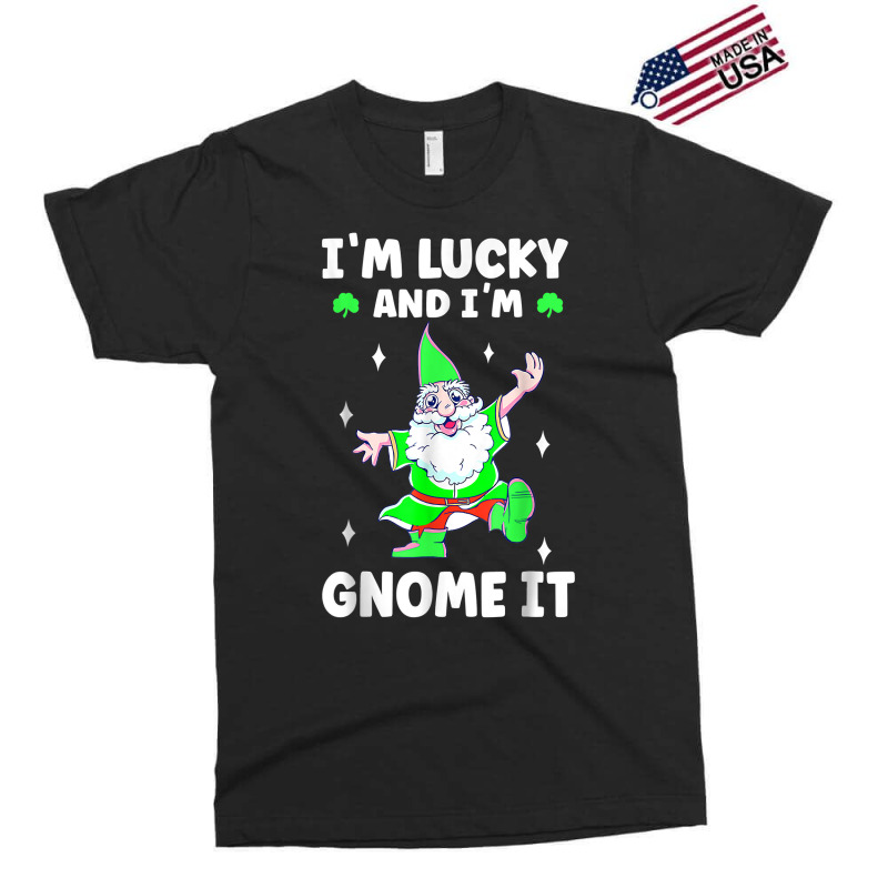 Womens I'm Lucky And I Gnomme It Happy St Patricks Day Gnome T Shirt Exclusive T-shirt | Artistshot