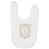 Team Cortes Lifetime Member Vintage Cortes Family Baby Bibs | Artistshot