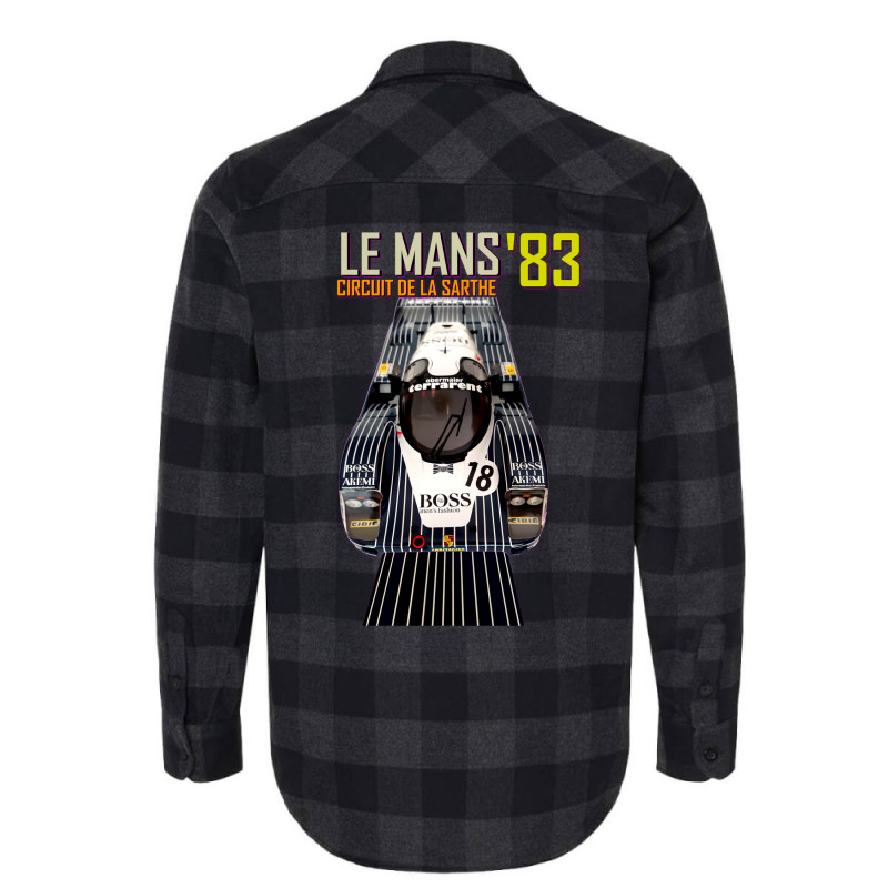 Boss Obermaier 956 Lh   Le Mans 1983 Flannel Shirt by olsettorbasl | Artistshot