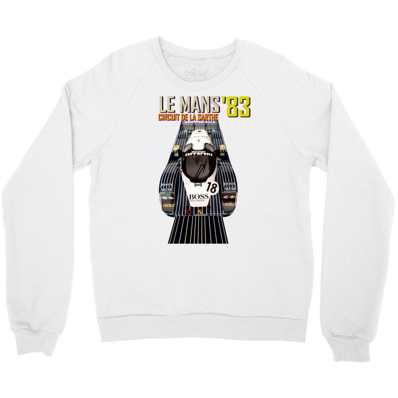 Boss Obermaier 956 Lh   Le Mans 1983 Crewneck Sweatshirt by olsettorbasl | Artistshot