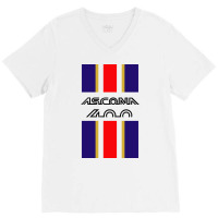 Ascona 400 Stripes V-neck Tee | Artistshot