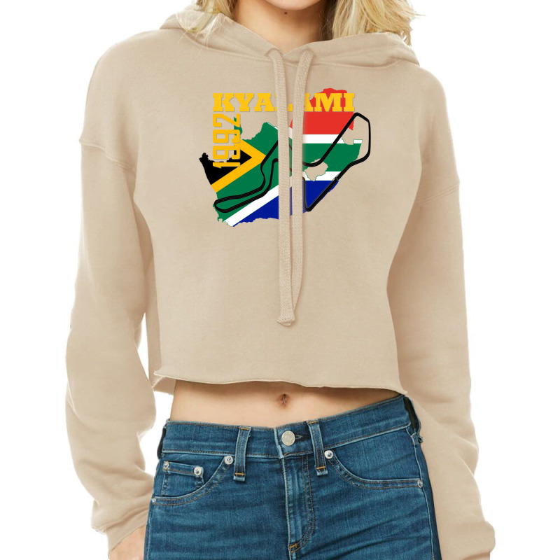 Kyalami Racing Track Cropped Hoodie by izajaatraxv | Artistshot