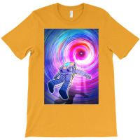 Astronaut Journey To Black Hole T-shirt | Artistshot