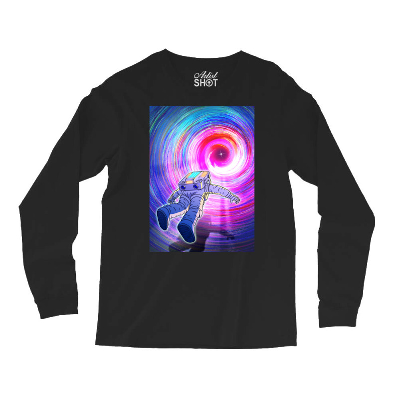 Astronaut Journey To Black Hole Long Sleeve Shirts by rozihapirrirq | Artistshot