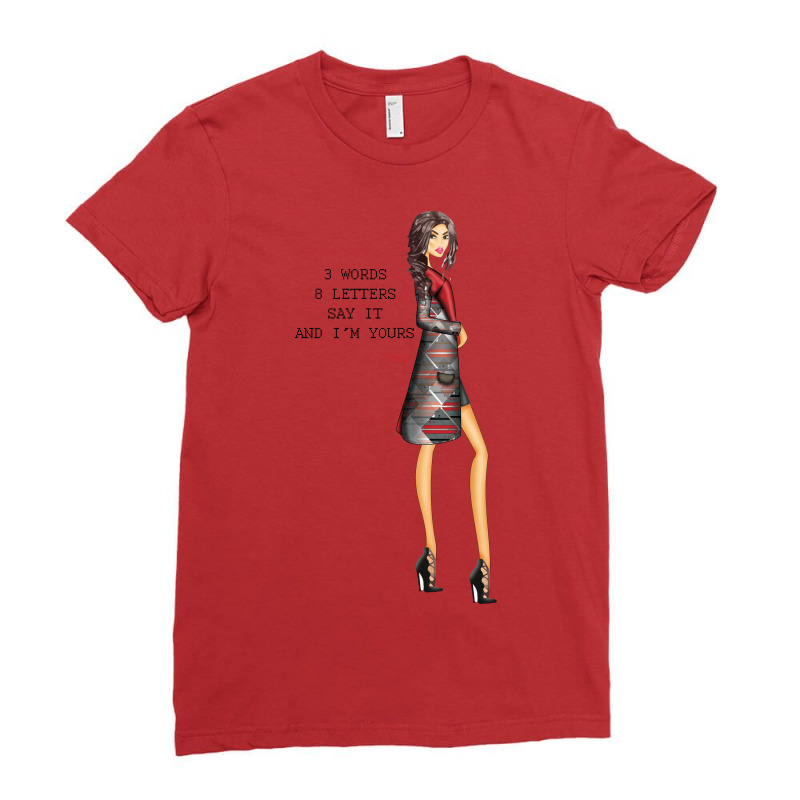 Croqui 3 Final Ladies Fitted T-Shirt by omishhaa_ | Artistshot